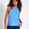 Beyond Yoga Featherweight Rebalance Tank - Sky Blue Heather -The Sports Edit Beyond Yoga FEATHERWEIGHT REBALANCE TANK LWSD4612BLU SKY BLUE HEATHER 0001