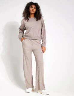 Beyond Yoga On The Go Pullover - Birch -The Sports Edit Beyond Yoga ON THE GO PULLOVER NF7758LIG BIRCH 0009