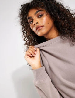 Beyond Yoga On The Go Pullover - Birch -The Sports Edit Beyond Yoga ON THE GO PULLOVER NF7758LIG BIRCH 0020