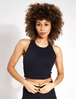 Beyond Yoga Powerbeyond Strive Cropped Tank - Black