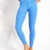 Beyond Yoga Spacedye At Your Leisure High Waisted Midi Legging - Sky Blue Heather -The Sports Edit Beyond Yoga SPACEDYE AT YOUR LEISURE HW MIDI LEGGING SBEY0008 SD3463BLH 0011
