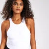 Beyond Yoga Spacedye Refocus Cropped Tank - Cloud White