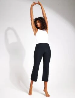 Beyond Yoga Spacedye Refocus Cropped Tank - Cloud White -The Sports Edit Beyond Yoga SPACEDYE REFOCUS CROPPED TANK SD4671WHI CLOUD WHITE 0007