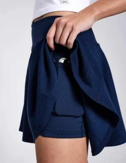Beyond Yoga Spacedye Hot Shot Circle Skort - Nocturnal Navy -The Sports Edit Beyond Yoga Spacedye Hot Shot Circle Skirt SD5124 Nocturnal Navy 0016