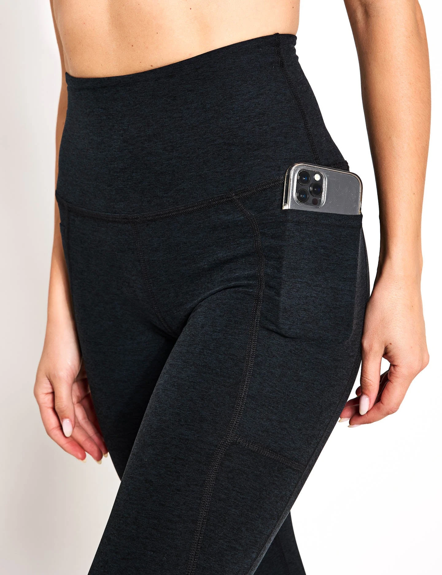 Beyond Yoga Spacedye Out Of Pocket High Waisted Midi Legging - Darkest Night 5 Beyond Yoga Spacedye Out Of Pocket High Waisted Midi Legging - Darkest Night - Image 3