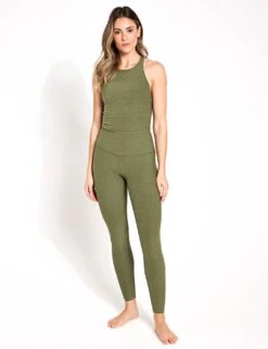 Beyond Yoga Spacedye Refocus Cropped Tank - Moss Green Heather 9 Beyond Yoga Spacedye Refocus Cropped Tank - Moss Green Heather -The Sports Edit Beyond Yoga Spacedye Refocus Cropped Tank SD4671 MGHS 0010