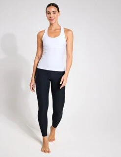 Beyond Yoga Spacedye Step Up Racerback Tank - Cloud White -The Sports Edit Beyond Yoga Spacedye Step Up Racerback Tank Cloud White SD4002 S White 0008