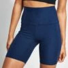 Beyond Yoga Spacedye Team Pockets Biker Short - Nocturnal Navy -The Sports Edit Beyond Yoga Spacedye Team Pockets High Waisted Biker Short SD5066 Nocturnal Navy 0001