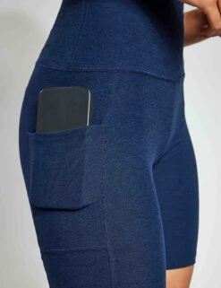 Beyond Yoga Spacedye Team Pockets Biker Short - Nocturnal Navy -The Sports Edit Beyond Yoga Spacedye Team Pockets High Waisted Biker Short SD5066 Nocturnal Navy 0004