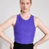 Beyond Yoga Spacedye Motivate Cropped Tank - Ultra Violet Heather -The Sports Edit Beyond Yoga spacedye motivate cropped tank ultra violet heather 0006