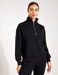 Varley The Doublesoft Set - Black 12 Varley The Doublesoft Set - Black -The Sports Edit Bundle 10 Varley Hawley Half Zip Sweat Black Varley The Slim Cuff Pant Black 0013 ee854215 0d90 4d63 bcb4 ebcc3ec1f1b4