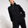 Varley The Doublesoft Set - Black -The Sports Edit Bundle 10 Varley Hawley Half Zip Sweat Black Varley The Slim Cuff Pant Black 0035 278c7a8d 038f 4aad a5f9 9b61cd562c38