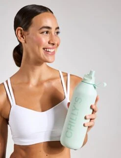 Series 2 Flip Water Bottle 1000ml - Lichen 16 Series 2 Flip Water Bottle 1000ml - Lichen -The Sports Edit Chillys Bottle 0008