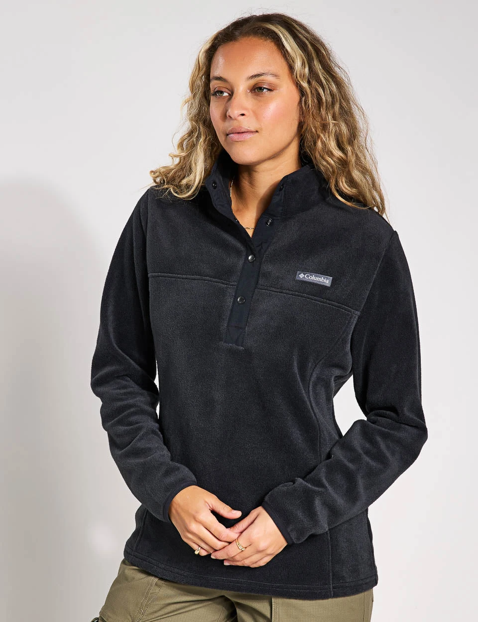 Columbia Benton Springs Half Snap Pullover - Black 3 Columbia Benton Springs Half Snap Pullover - Black