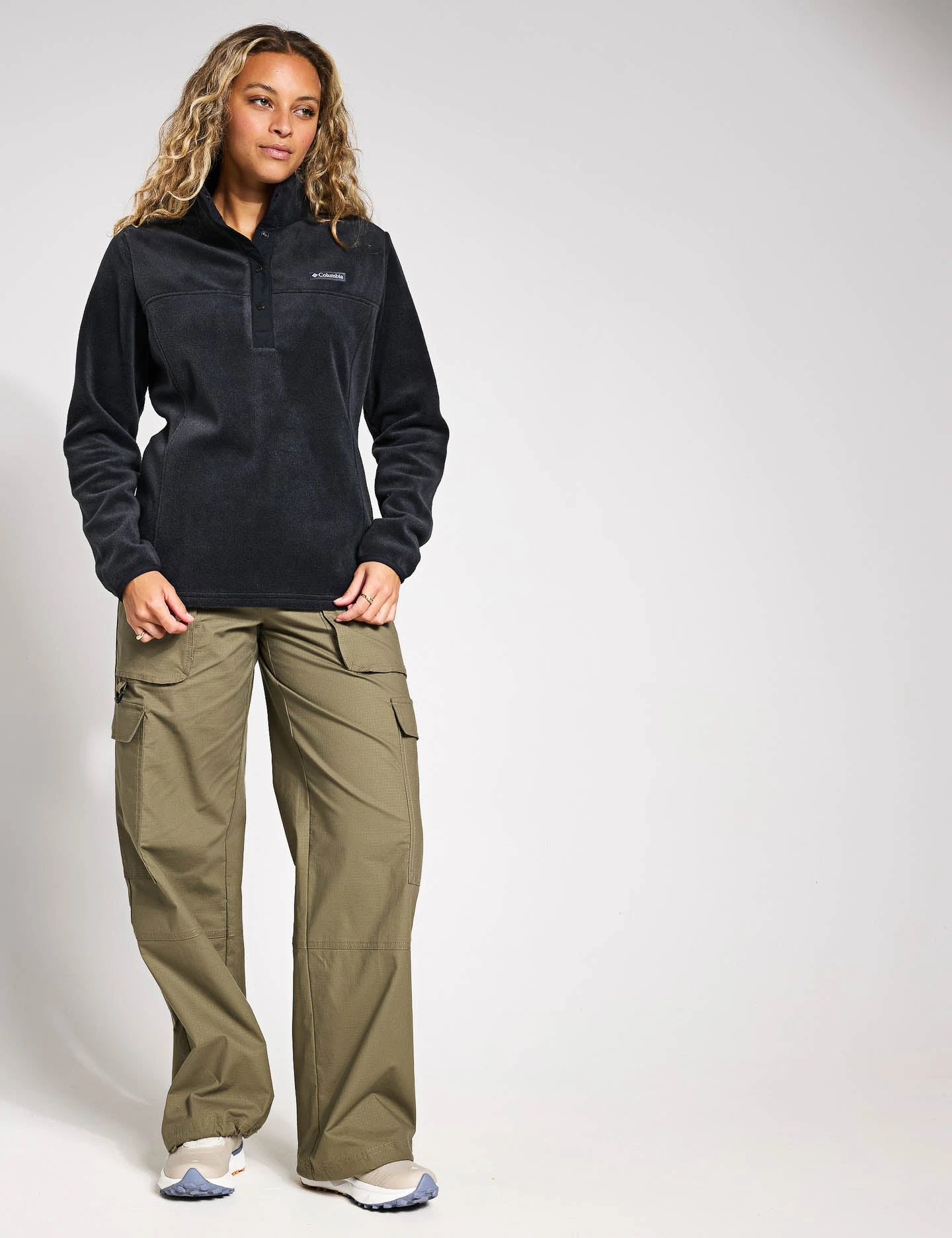 Columbia Benton Springs Half Snap Pullover - Black 6 Columbia Benton Springs Half Snap Pullover - Black - Image 4