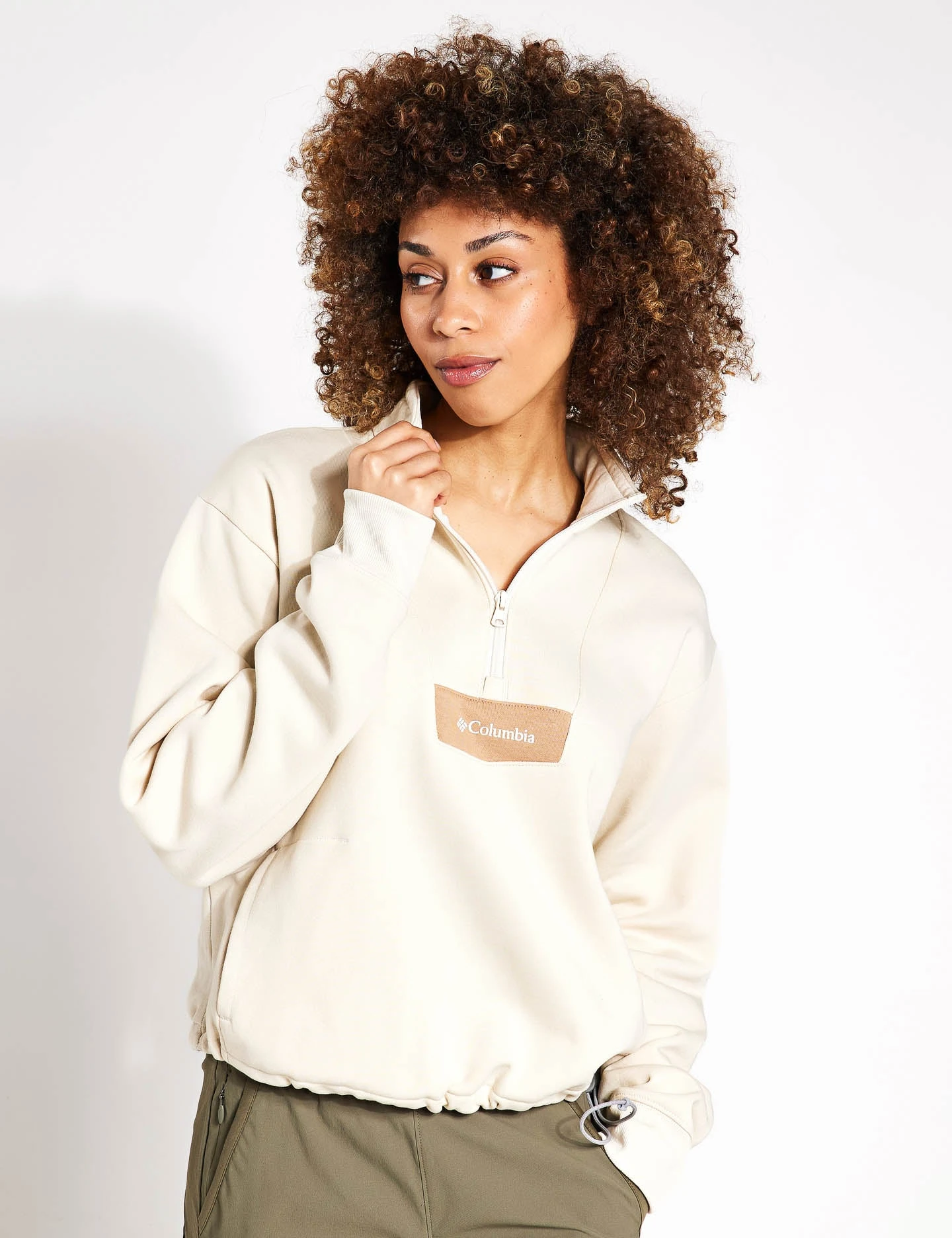 Columbia Lodge Quarter Zip - Chalk/Canoe 3 Columbia Lodge Quarter Zip - Chalk/Canoe