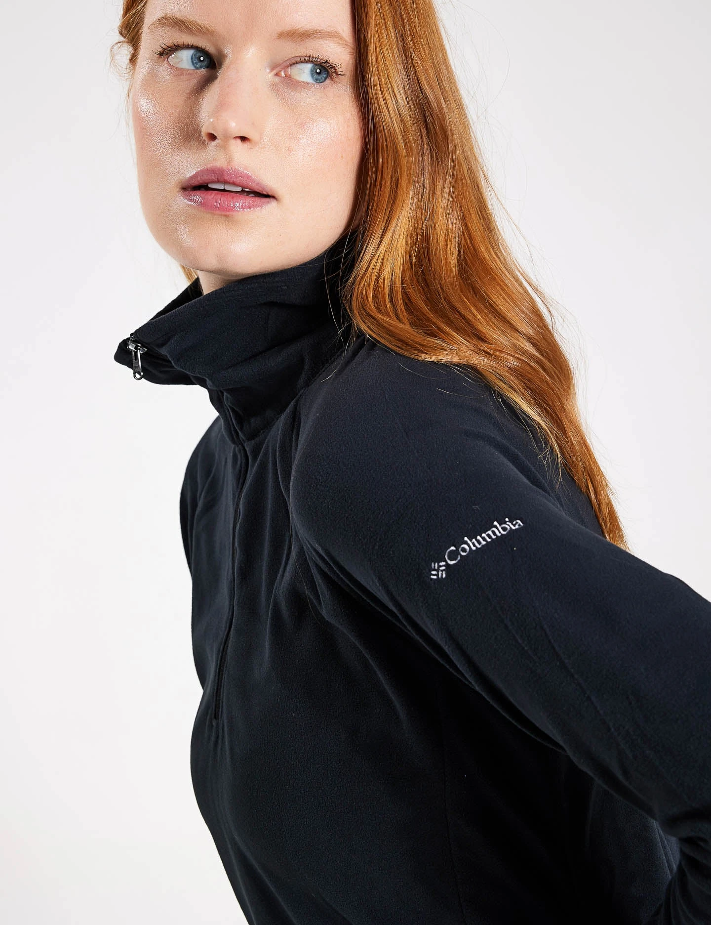 Columbia Glacial IV Half Zip Fleece - Black 5 Columbia Glacial IV Half Zip Fleece - Black - Image 3