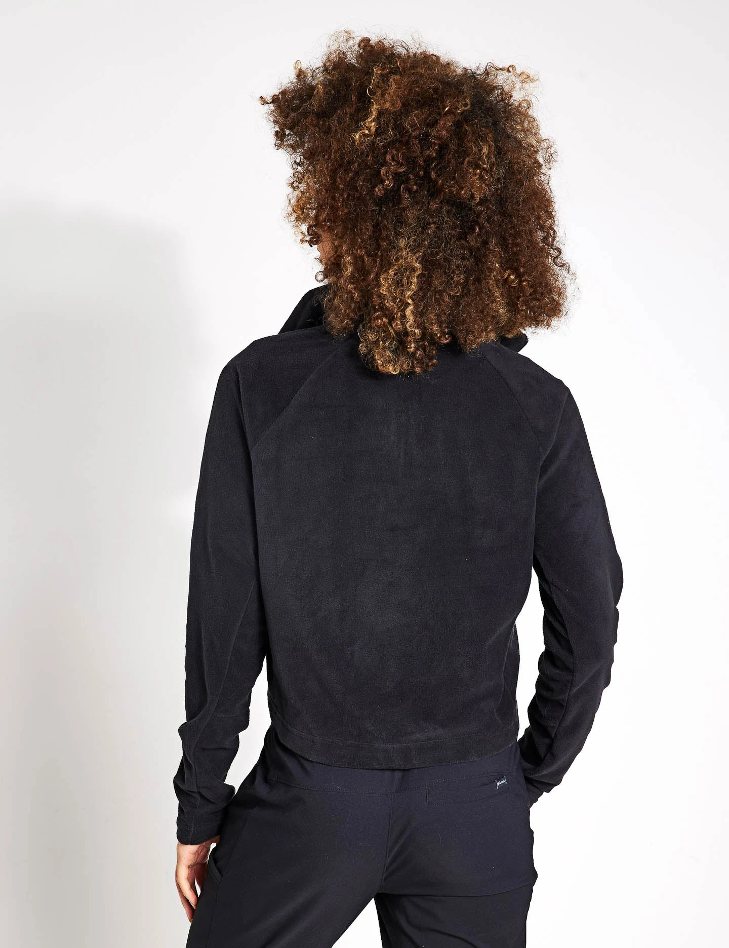 Columbia Glacial II Casual Cropped Fleece - Black 4 Columbia Glacial II Casual Cropped Fleece - Black - Image 2