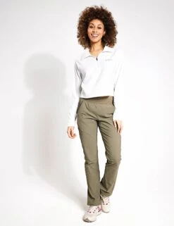 Columbia Glacial II Casual Cropped Fleece - Sea Salt -The Sports Edit Columbia Glacial Cropped II 2002121125 SEA SALT 0012