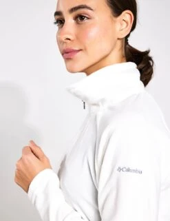 Columbia Glacial IV Half Zip Fleece - Sea Salt -The Sports Edit Columbia Glacial IV 1 2 Zip Fleece 1802201 125 Sea Salt 0019