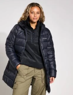 Columbia Harmony Falls Hooded Mid Down Jacket - Black -The Sports Edit Columbia Harmony Falls Hooded Mid Down Jacket Black 2085343010BlackS 0003