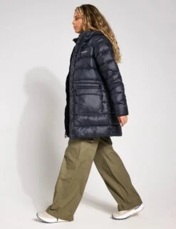 Columbia Harmony Falls Hooded Mid Down Jacket - Black -The Sports Edit Columbia Harmony Falls Hooded Mid Down Jacket Black 2085343010BlackS 0016