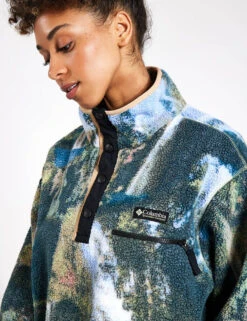 Columbia Helvetia Cropped Half Snap Fleece - Napa Green Chasing Falls Print/Black 8 Columbia Helvetia Cropped Half Snap Fleece - Napa Green Chasing Falls Print/Black -The Sports Edit Columbia Helvetia Cropped Half Snap 2014561388 Napa Green Chas 0004