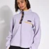 Columbia Helvetia II Cropped Sherpa Half Snap Fleece - Lavender Pearl
