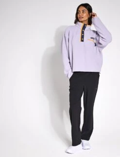 Columbia Helvetia II Cropped Sherpa Half Snap Fleece - Lavender Pearl -The Sports Edit Columbia Helvetia II Cropped Half Snap Fleece 2092231551 Lavender Pearl 0013