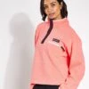 Columbia Helvetia II Cropped Sherpa Half Snap Fleece - Alpenglow