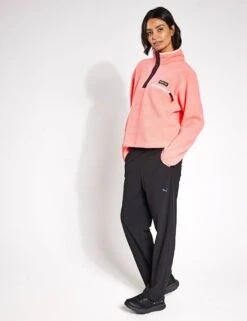 Columbia Helvetia II Cropped Sherpa Half Snap Fleece - Alpenglow -The Sports Edit Columbia Helvetia II Cropped Half Snap Fleece 2092231685 Alpenglow 0013