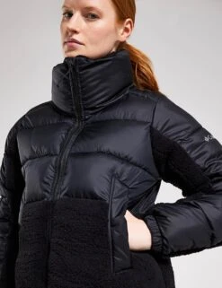 Columbia Leadbetter Point Sherpa Hybrid Puffer Jacket - Black -The Sports Edit Columbia LEADBETTER POINTTM SHERPA HYBRID 1955243 010 Black 0022