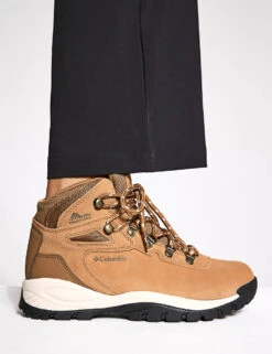 Columbia Newton Ridge Plus Waterproof Amped Hiking Boot - Elk/Dark Stone -The Sports Edit Columbia NEWTON RIDGE PLUS WATERPROOF AMPED 1718821290 Elk Dark Stone 0002