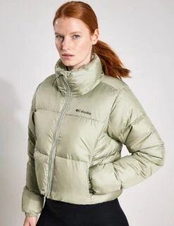 Columbia Puffect Cropped Puffer Jacket - Safari