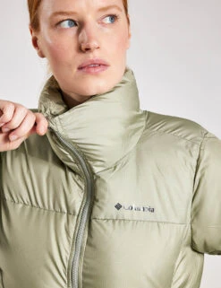 Columbia Puffect Cropped Puffer Jacket - Safari -The Sports Edit Columbia PUFFECTTM CROPPED JACKET 2002491 348 Safari 0022
