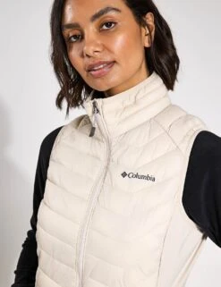 Columbia Powder Pass II Hybrid Puffer Gilet - Dark Stone -The Sports Edit Columbia Powder Pass II Hybrid Vest 2126132278 Dark Stone 0023