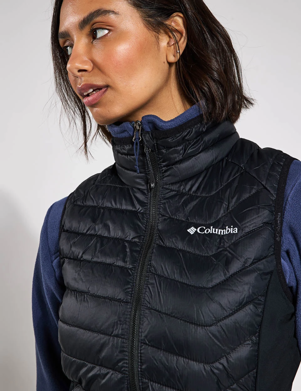 Columbia Powder Pass II Hybrid Puffer Gilet - Black 5 Columbia Powder Pass II Hybrid Puffer Gilet - Black - Image 3