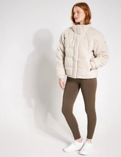 Columbia Ruby Falls Novelty Sherpa Puffer Jacket - Dark Stone Doodle Sherpa -The Sports Edit Columbia RUBY FALLSTM NOVELTY JACKET 2051451 278 Dark Stone Doodle Sherpa 0012