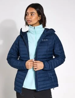 Columbia Silver Falls II Hooded Insulated Jacket - Collegiate Navy