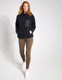 Columbia West Bend 1/4 Zip Sherpa Pullover - Black -The Sports Edit Columbia WEST BENDTM 1 4 ZIP PULLOVER 2051823 010 Black Black 0021