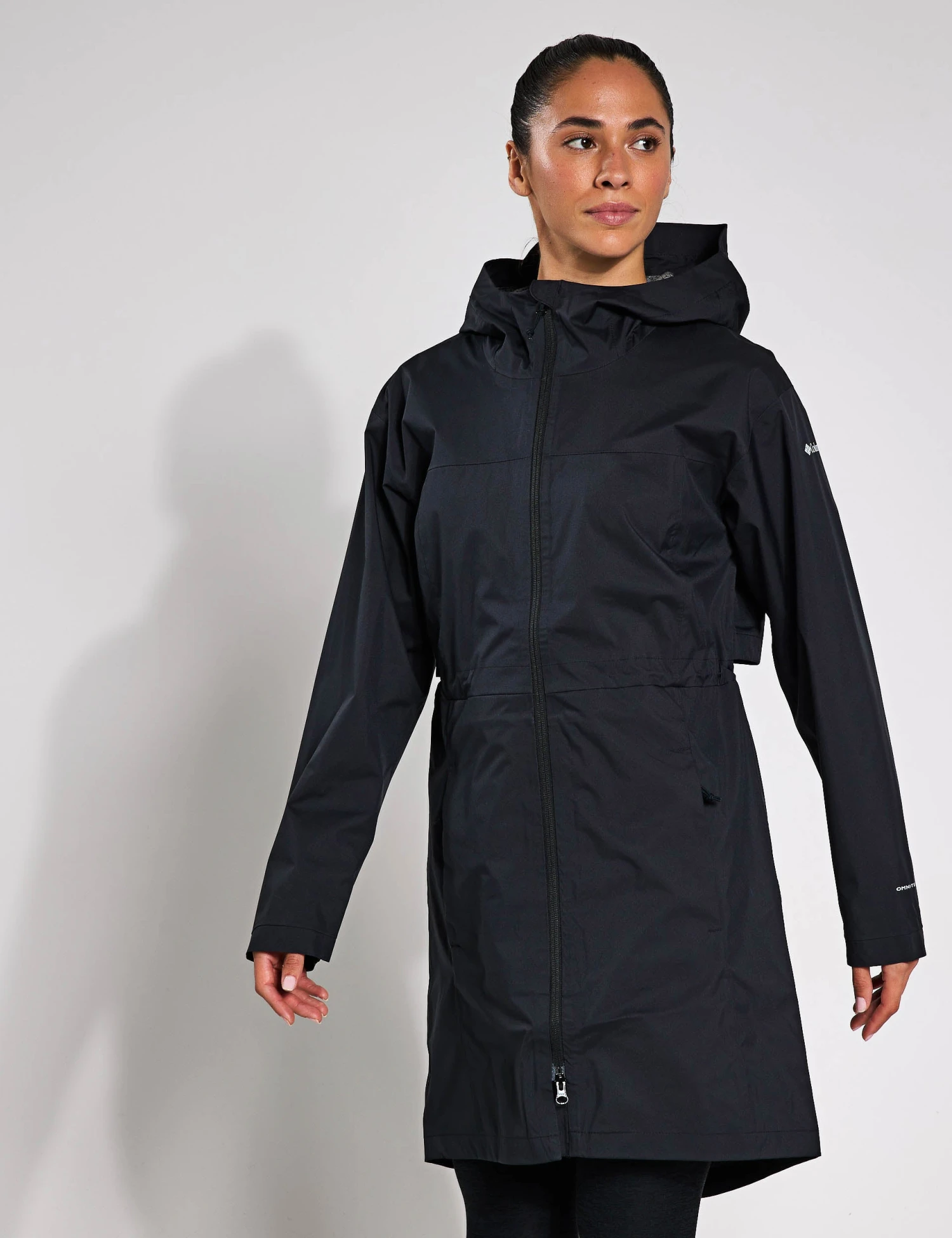 Columbia Weekend Adventure II Long Waterproof Jacket - Black 3 Columbia Weekend Adventure II Long Waterproof Jacket - Black