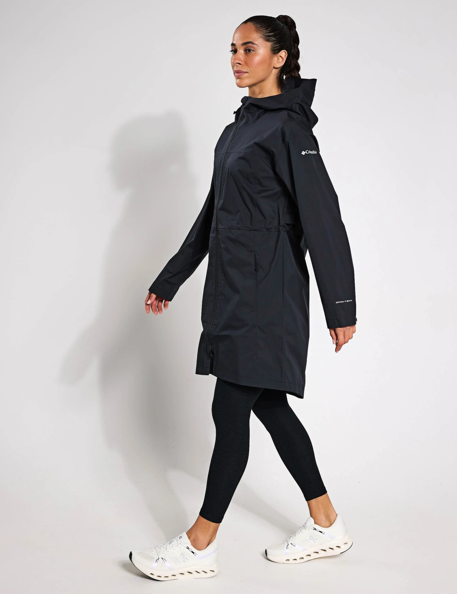 Columbia Weekend Adventure II Long Waterproof Jacket - Black 8 Columbia Weekend Adventure II Long Waterproof Jacket - Black - Image 6