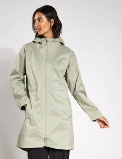 Columbia Weekend Adventure II Long Waterproof Jacket - Safari -The Sports Edit Columbia Weekend Adventure II Long Shell 2116374348 Safari1 0023