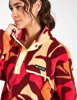 Columbia Helvetia Cropped Half Snap Fleece - Spice Floristic Print/Sunkissed/Juicy 8 Columbia Helvetia Cropped Half Snap Fleece - Spice Floristic Print/Sunkissed/Juicy -The Sports Edit Columbia Womens Helvetia Cropped Half Snap Fleece 2014561 Spice Floristic Print Sunkissed Juicy 0029