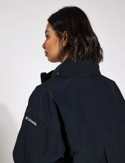 Columbia Paracutie II Hooded Windbreaker - Black -The Sports Edit Columbia paracutie II Windbreaker Coupe vent 0024