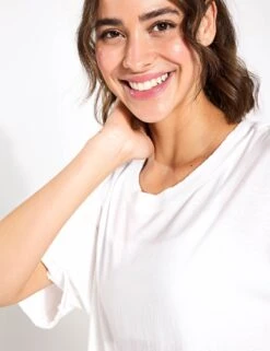 Leg Day Tee - White -The Sports Edit FP Movement Leg Day Tee White FP OB1486741 1100S White 0031