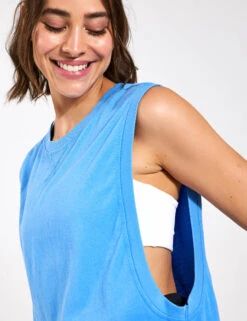 Spin Tank - Riviera Blue -The Sports Edit FP Movement Spin Tank Riviera Blue FP OB1919266 4166S Riveria Blue 0027