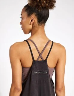 Hot Shot Onesie - Washed Black -The Sports Edit FP Movement free people movement hot shot onesie washed black 0025