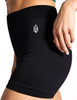 Prajna Short - Black -The Sports Edit FP Movement free people movement prajna short black WOL113 0004