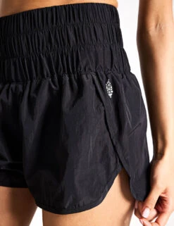 The Way Home Shorts - Black -The Sports Edit FP Movement free people movement the way home shorts black OB1128291 0010 S 0002